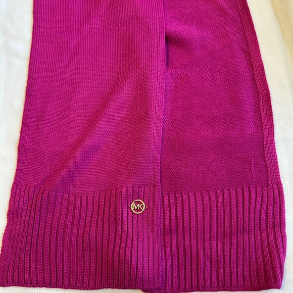 Michael Kors Hot Pink Scarf - Picture 2 of 4